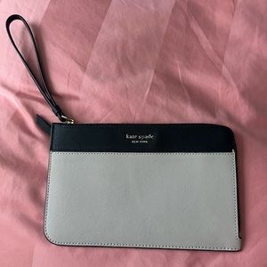 Kate Spade Blush pink/Black wristlet